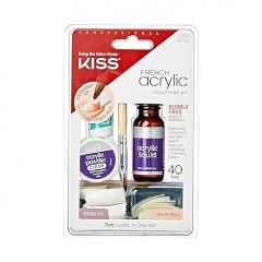 KISS French Acrylic False Nails Sculpture Kit, Natural & Fren