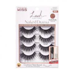KISS Lash Couture Naked Drama, False Eyelashes, 'Multipack T