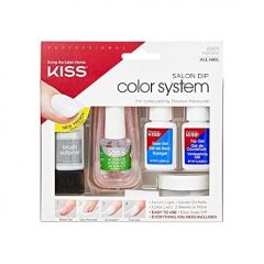 KISS Salon Dip Color System Dip Powder Nail Kit, 'All Hail&#