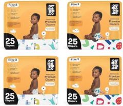 Hello Bello Premium Baby Diapers Size 3 I 100 Count of Disposable