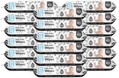 Hello Bello Unscented Baby Wipes I Plant Based Wipes for Sensitiv