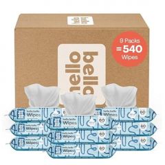 Hello Bello Extra Gentle Unscented Baby Wipes - Plant Based - Mad