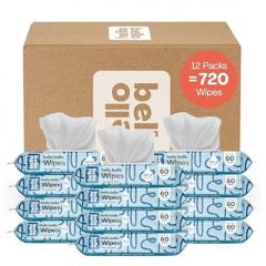 Hello Bello Extra Gentle Unscented Baby Wipes - Made with 99% Wat