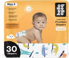 Hello Bello Premium Baby Diapers Size 2 I 30 Count of Disposable,