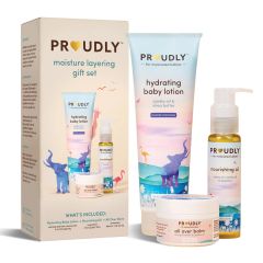PROUDLY Moisture Layering Gift Set for Melanated Babies Dermatolo