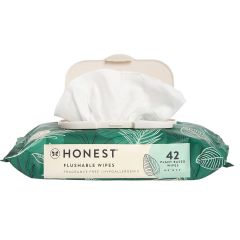 The Honest Company Plant-Based Flushable Wipes | 99% Water, Hypoa