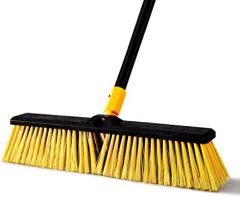 Yocada Push Broom Brush 17.7" Wide 65.3" Long Handle St