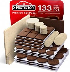 Felt Furniture Pads X-PROTECTOR 133 PCS Premium Furniture Pads - 