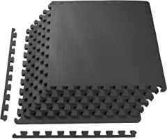 BalanceFrom Puzzle Exercise Mat with EVA Foam Interlocking Tiles