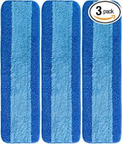 VanDuck Microfiber Cleaning Pads Compatible with Bona Mop (3 Pack