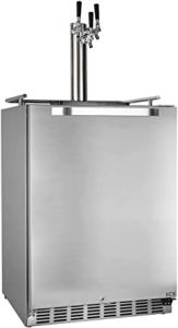 HCK 24 inch Universal Outdoor Beverage Refrigerator and Full Size