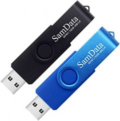 SamData 32GB USB Flash Drives 2 Pack 32GB Thumb Drives Memory Sti