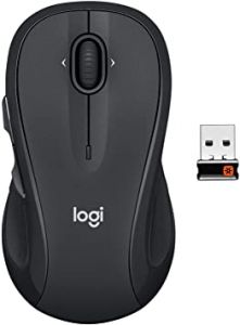 Logitech M510 Wireless Computer Mouse for PC with USB Unifying Re