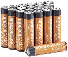 Amazon Basics 20 Pack AAA High-Performance Alkaline Batteries, 10