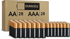 Duracell Coppertop AA + AAA Batteries, 56 Count Pack Double A and