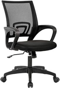Home Office Chair Ergonomic Desk Chair Mesh Computer Chair with L