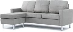 Casa Andrea Milano LLC Modern Sectional Sofa-Reversible Chaise Lo