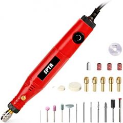 Electric Rotary Tool Kit, SPTA Mini Electric Grinder Set Mini Han