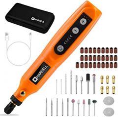 HARDELL Mini Cordless Rotary Tool, 5-Speed and USB Charging Rotar