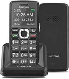 Easyfone T200 4G Unlocked Big Button Basic Feature Cell Phone, Ea
