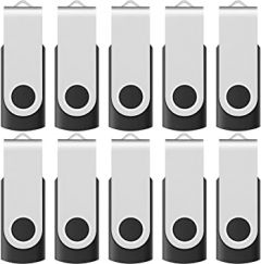 10 X Enfain 8GB USB 2.0 Flash Thumb Memory Stick Zip Pen Drive Bl