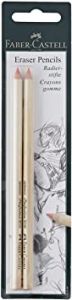 Faber-Castel Eraser Pencils, 2-Pack, 2 Count (Pack of 1), Multico