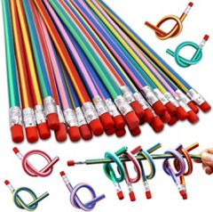 35 PCS Flexible Pencils,Soft Novelty Pencils,Soft Cool Fun Pencil