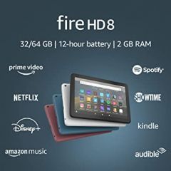 Fire HD 8 tablet, 8" HD display, 32 GB, latest model (2020 r