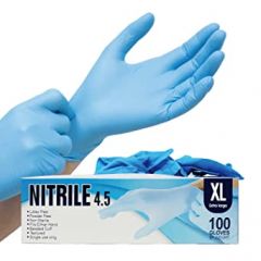 Nitrile 4.5 Gloves, Size XL, 100 Glove Pack, Latex Free, Powder F