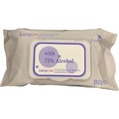 Neta Alcohol Wipes - 75% Ethyl Alcohol - FDA Approved - 80 PCS/PA