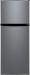4.6. Cu ft Two Door Mini Fridge with Freezer, Stainless Steel Loo