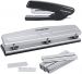 HAUSHOF Desktop Stapler and 3-Hole Punch Set with 5000-Piece Stap